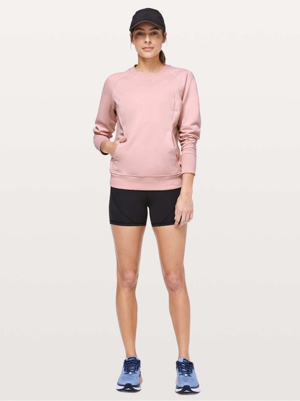 Lululemon Scuba Crewneck French Terry Sweatshirt Faint Coral Pink 8